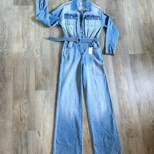 NWT Forever 21 Women's Denim Jumpsuit size Small
